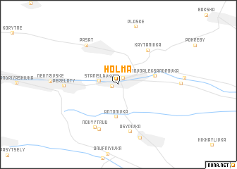 map of Hol\