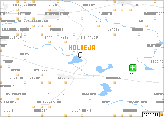 map of Holmeja