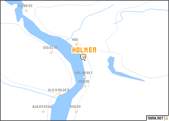 map of Holmen