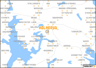 map of Holmerud