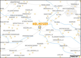 map of Holmeson