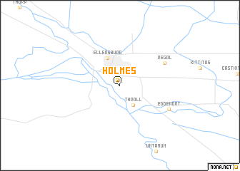 map of Holmes