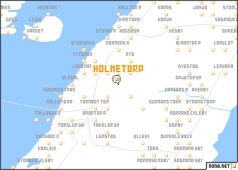 map of Holmetorp