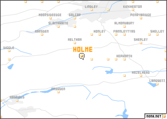 map of Holme