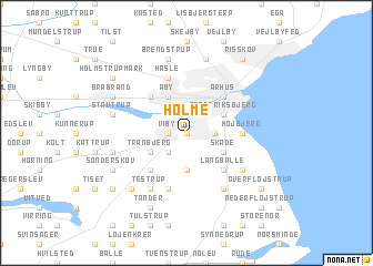 map of Holme