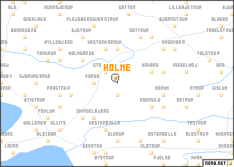 map of Holme