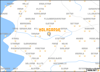 map of Holmgårde