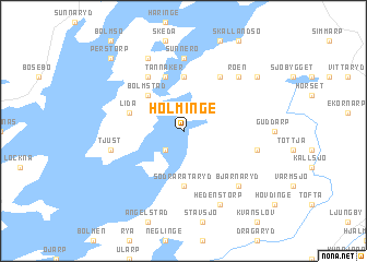 map of Hölminge