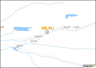map of Holmli