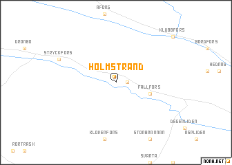 map of Holmstrand