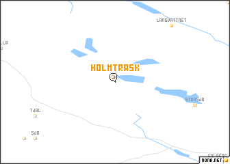 map of Holmträsk