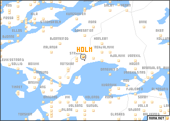 map of Holm