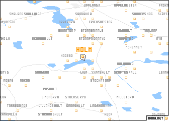 map of Holm