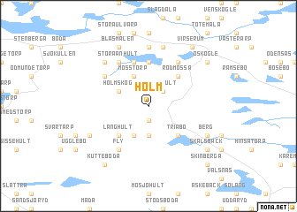 map of Holm