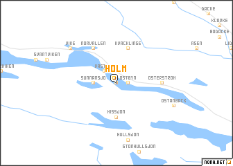 map of Holm