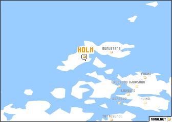 map of Holm