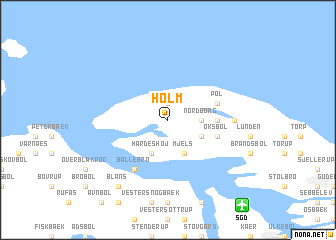 map of Holm