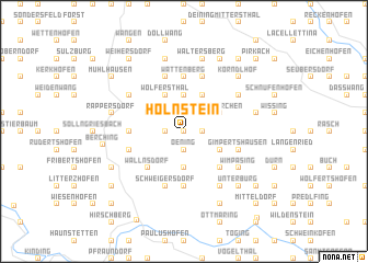 map of Holnstein