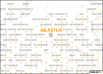 map of Holnstein