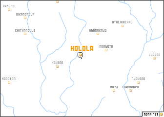 map of Holola