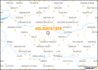 map of Hołówki Stare