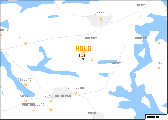 map of Hölö