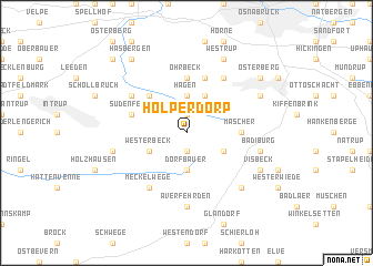 map of Holperdorp