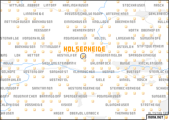 map of Holserheide