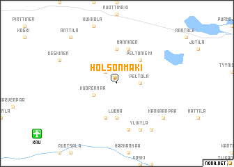 map of Hölsönmäki