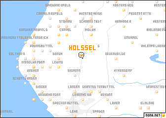 map of Holssel