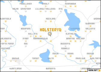 map of Holsteryd