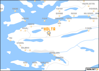 map of Holta