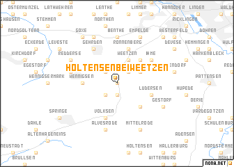 map of Holtensen bei Weetzen