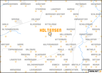 map of Holtensen