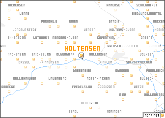 map of Holtensen