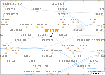 map of Holten