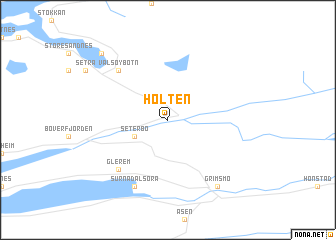 map of Holten