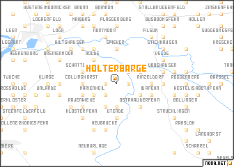 map of Holterbarge