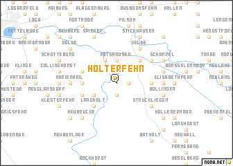 map of Holterfehn