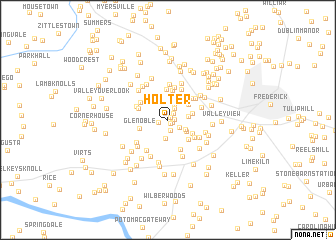 map of Holter