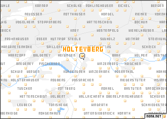 map of Holteyberg