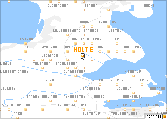 map of Holte