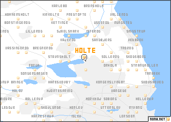 map of Holte