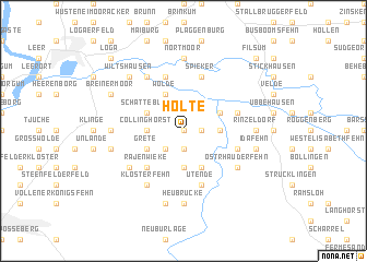 map of Holte