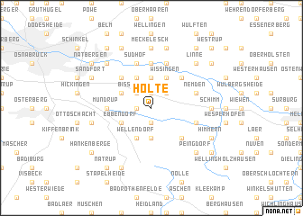 map of Holte