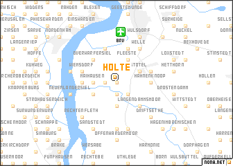 map of Holte