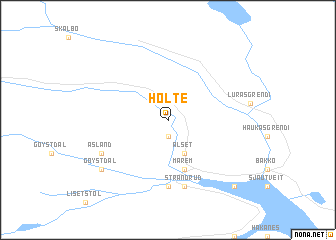 map of Holte