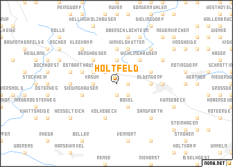 map of Holtfeld