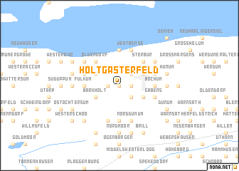 map of Holtgasterfeld