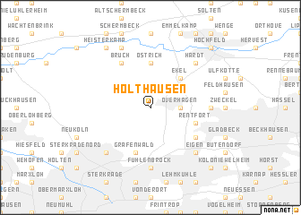 map of Holthausen